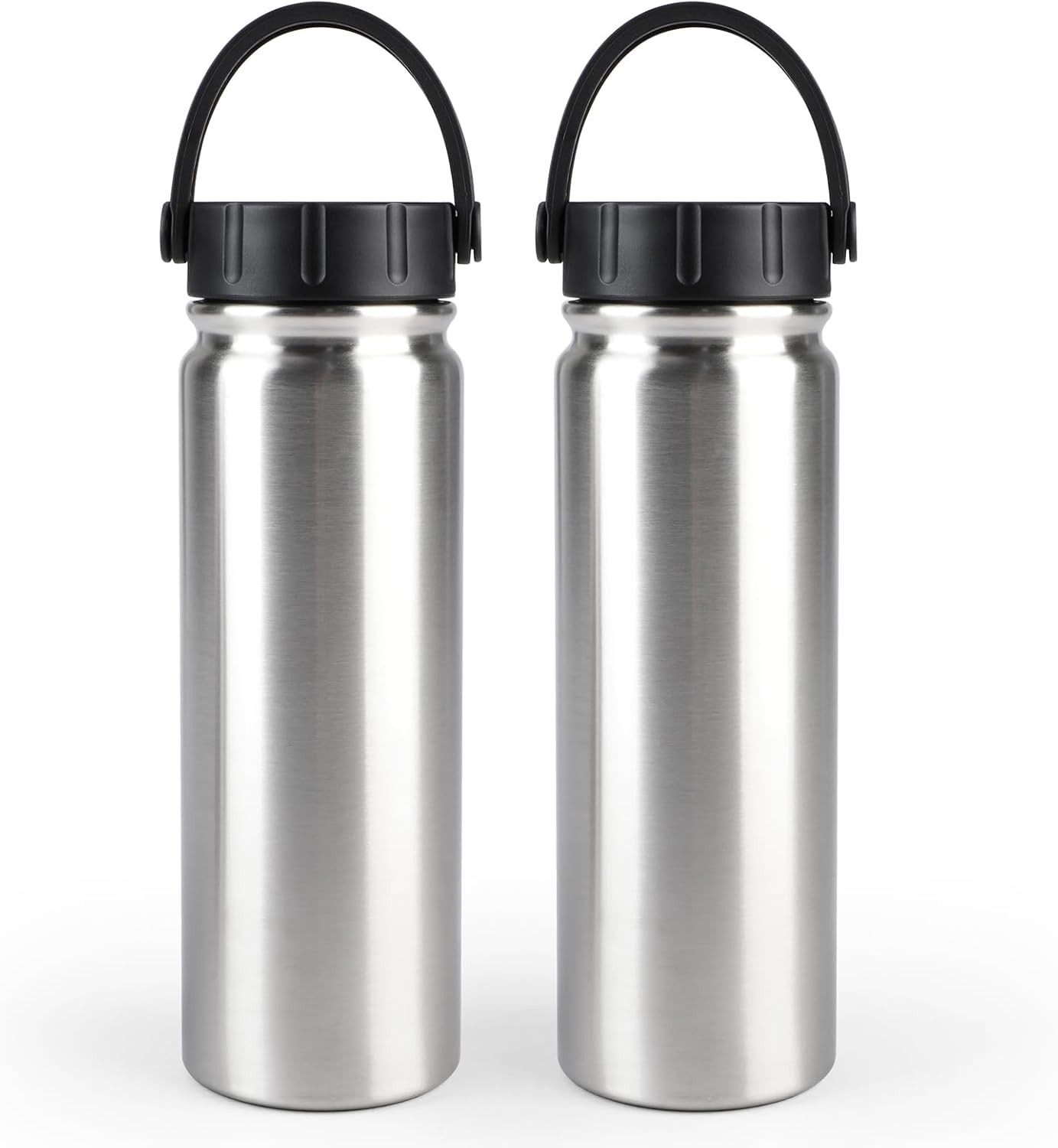 Bulk 2 Pack,stainless Steel Double Wall Sport Bottl