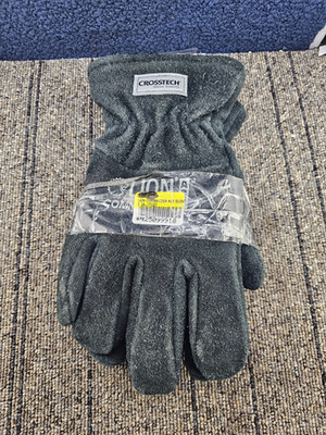 LION LPG928BK: 1-Pair Structural Fire Fighting Protective Gloves - Medium