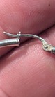 Vtg Large Sterling Silver FAS Hoop Earrings With Patina- 1.75” Diameter 4.9 G — photo 3