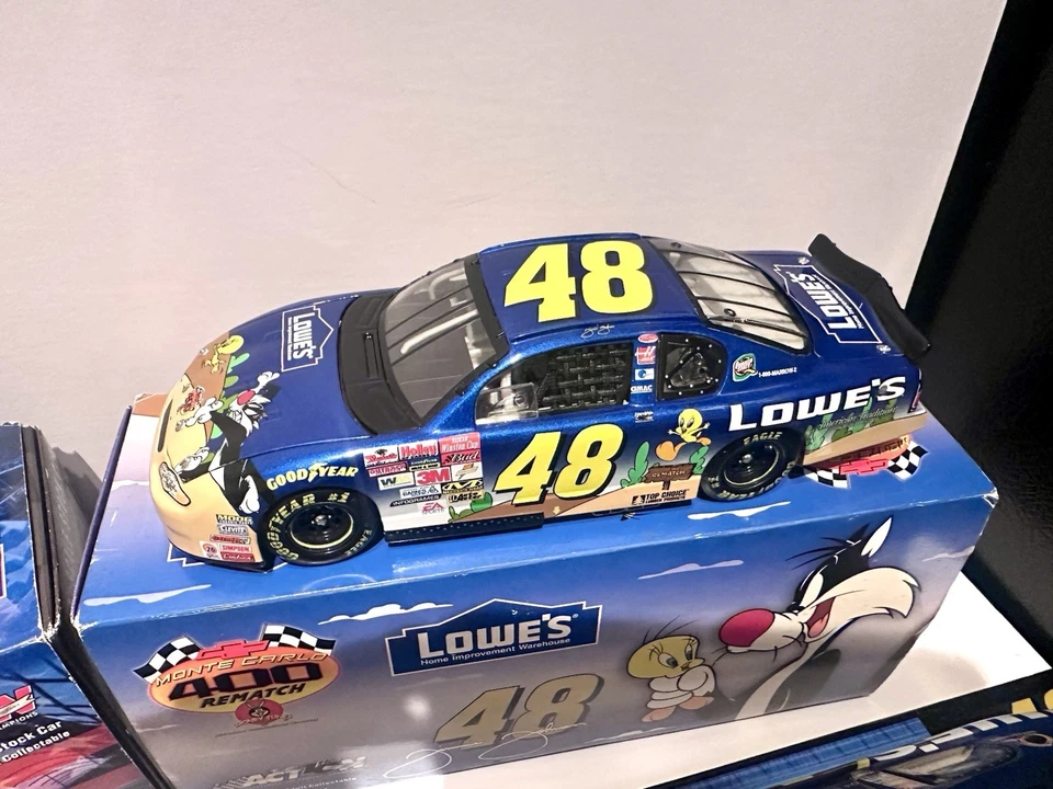 Lot of 4 Action Jimmie Johnson NASCAR Diecast 1/24 Lowe's Stock Cars IN BOX - Image 4 of 4