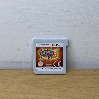 Pokemon Sole Nintendo 3DS Multilingua 3ds 2ds Usato Testato EUR Solo Cartuccia