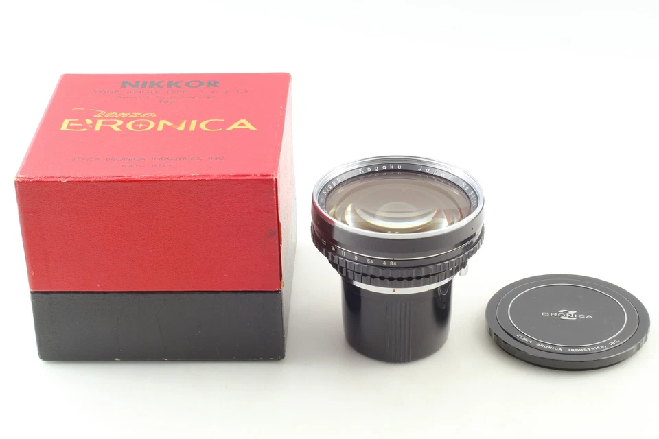[Near MINT in Box] Bronica Nippon Kogaku Nikkor-H 50mm F3.5 For S2 EC From JAPAN - Image 2 of 4
