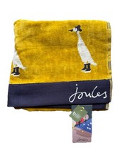 Image of JOULES Delia Duck 🦆 Hand Towel Antique Gold/Cream BNWT