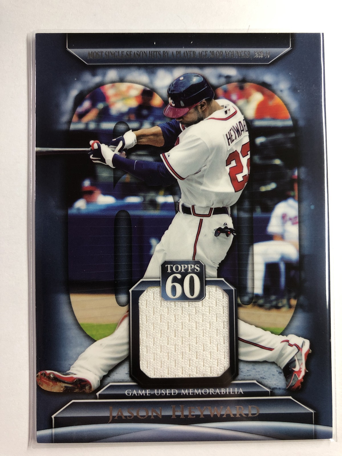 2011 Topps #T60R-JH Jason Heyward Topps 60 Relics
