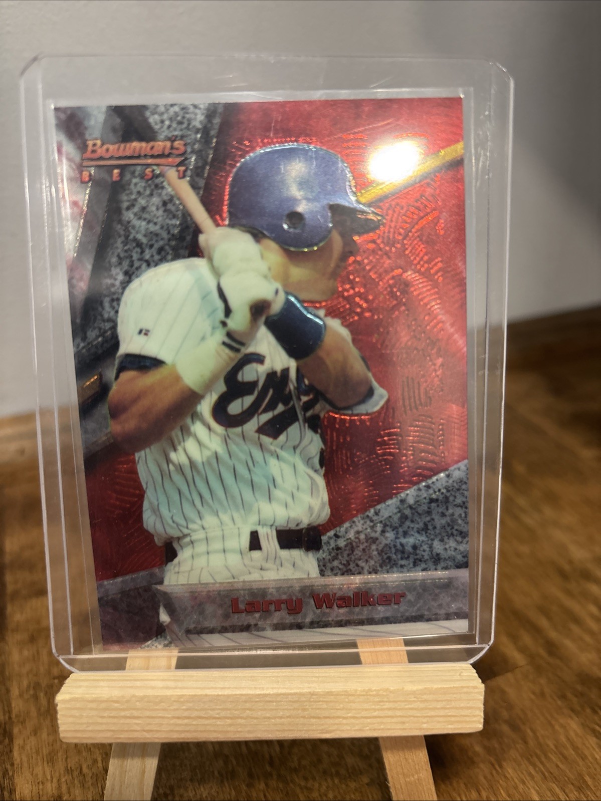 1994 Bowman's Best Red Larry Walker #76 Refractor