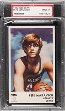 1972 ICEE BEAR PETE MARAVICH PSA 9