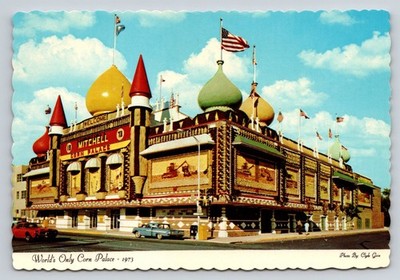 Vintage 1973 Mitchell Corn Palace South Dakota Dexter Press Postcard