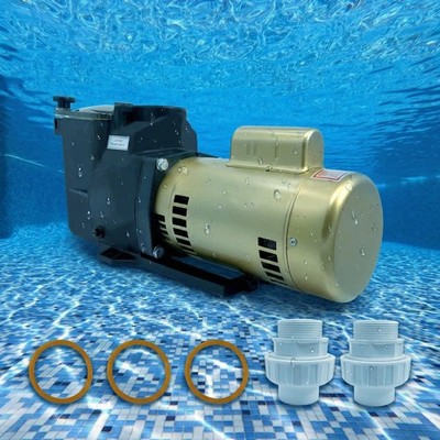 3 HP Pool Pump Motor 115/230 V Single Speed Pump With Hayward Super Pool Pump...
