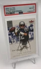 TOM BRADY Trading Card 2004 ULTRA PERFORMERS #1  NFL PATRIOTS graded PSA NM-MT 8