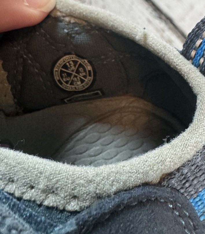 Sandali da trekking impermeabili Keen Venice H2 blu grigio piccoli unisex bambini taglia 13