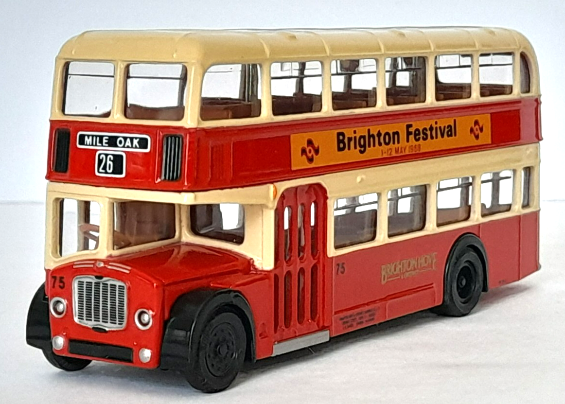 EFE 14001 Bristol Lodekka Double Decker Bus - Brighton & Hove - Festival 1968