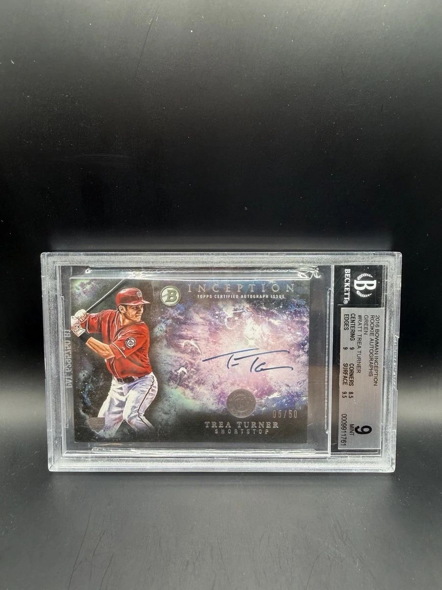 Trea Turner Baseball Serial Numbered Sports Trading Cards