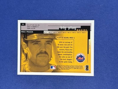 2000 Upper Deck Victory ~ Mike Piazza ~ Big Play Makers ~ 384 