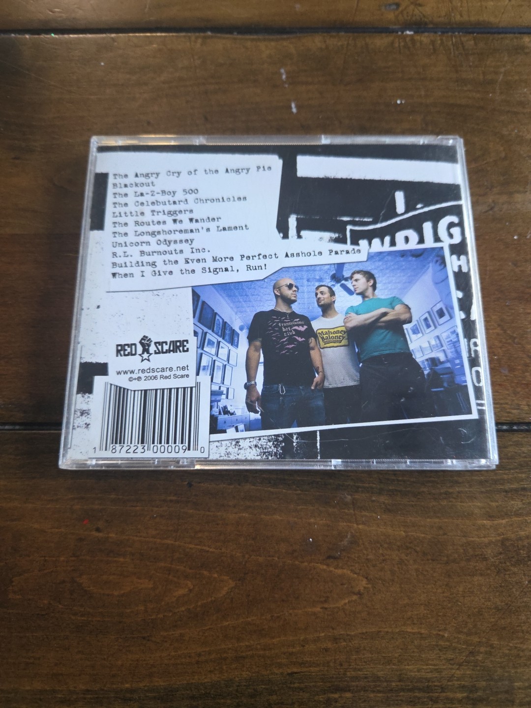 The Falcon Unicornography CD 2006 Red Scare Alkaline Trio Lawrence Arms Punk OOP image 2