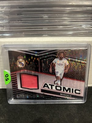 2021-22 Panini Obsidian - Atomic Material Marcelo #AM-M Red Pulsar /44 (MEM) SSP