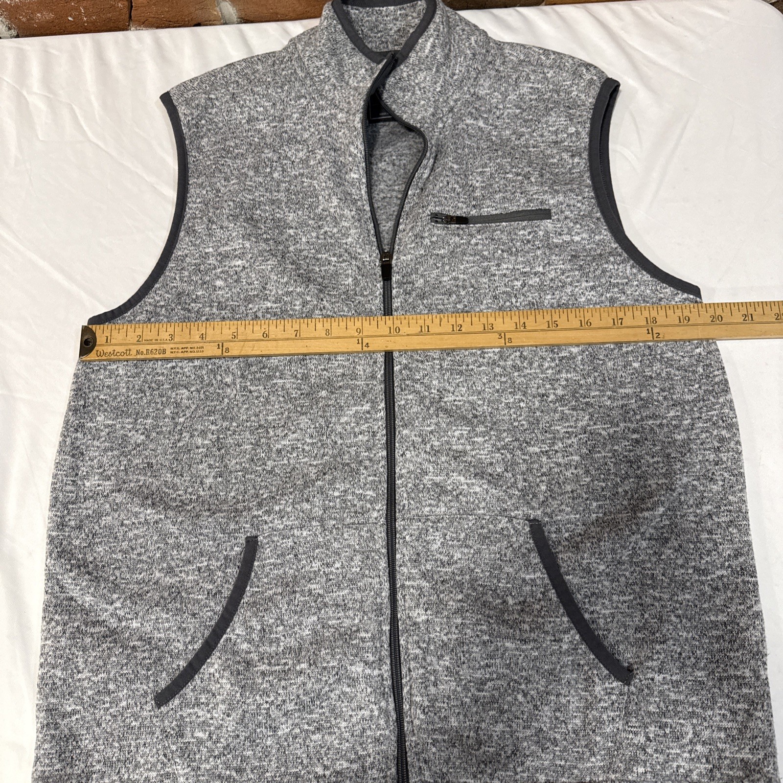 John Bartlett Consensus Mens Medium Gray Sleevele… - image 4