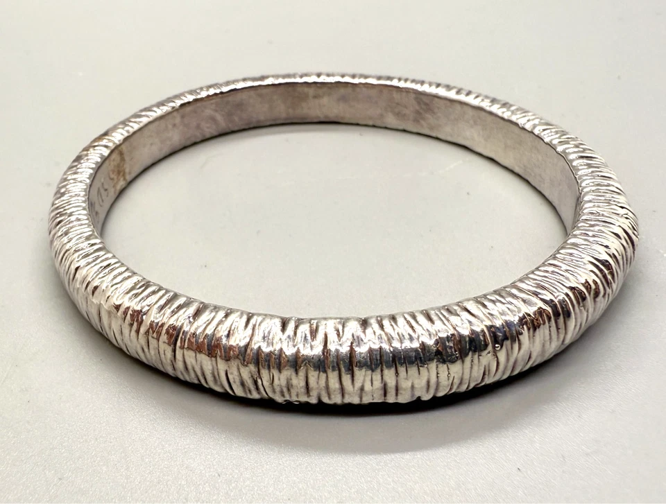 Brazalete Brazalete Simon Sebbag Designs SSD Texturizado Plata de Ley 925 Foto 2 de 3