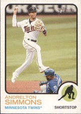 2022 Topps Heritage #12 Andrelton Simmons Minnesota Twins