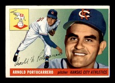 1955 Topps #77 Arnie Portocarrero VG/VGEX X3081482
