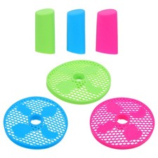  Lot de 3 poignées en silicone et bacs récupérateurs pour machine à granita -