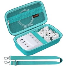 Carrying Case for Ceptics Universal Travel Adapter Kit, Turquoise Turquoise