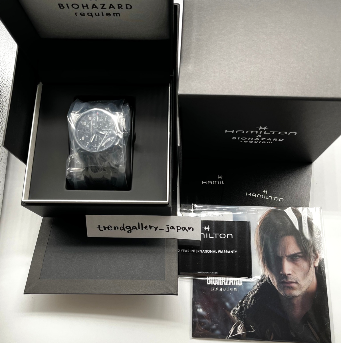 HAMILTON Khaki field Auto Chrono Biohazard Resident Evil Requiem