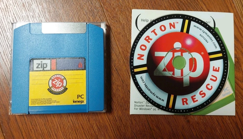 Norton Zip Rescue Plus ZIP Disk For Win 95/98 CD-ROM Iomega TESTED - Image 3 of 4