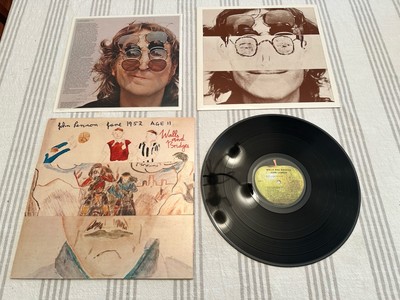 John Lennon Walls And Bridges  LP 1974 Apple Records SW 3416 NM- With Insert
