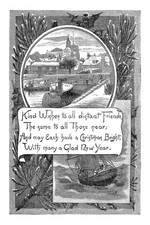 Vintage Christmas Wishes Poster   - 24x36  - 200gsm Paper    Hi-Res   Print