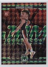 2024-25 Panini Mosaic Jam Masters Green Mosaic Prizm Donovan Clingan #5 15vx