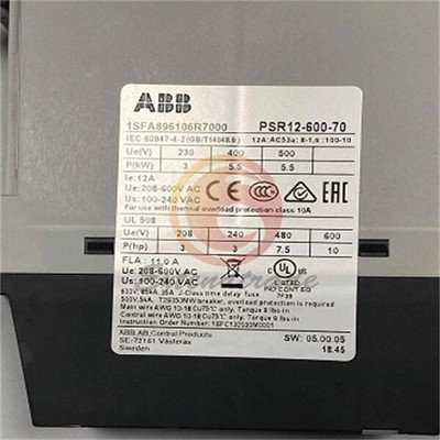 1PC soft starter PSR12-600-70 5.5KW NEW #zc