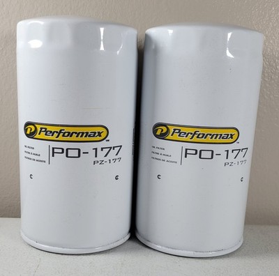 (2) Engine Oil Filters PERFORMAX PO-177  PZ-177 FORD PH10890 PH3976A USA