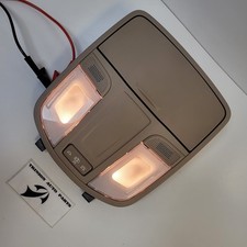 2013-2015 Hyundai Sonata Overhead Console Map Light w/Sunglass Storage Tan OEM