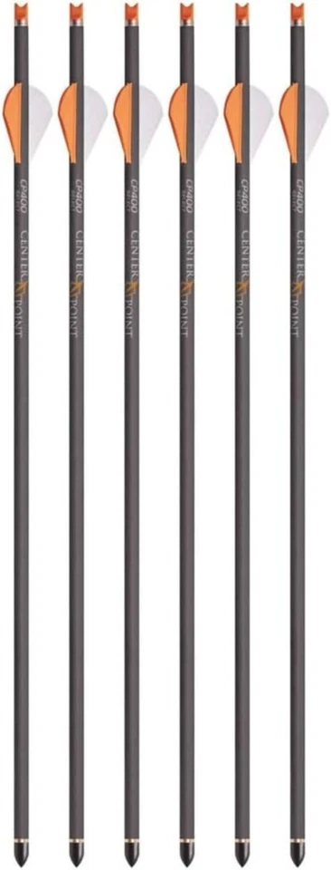 Flechas de carbono de 400 granos compatibles con CP400 - 20 pulgadas con puntos de campo, paquete de 6 Foto 4 de 4