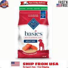 Blue Buffalo Basics Grain-Free Dry Dog Food for Adult Dogs, Salmon Recipe, 22-lb