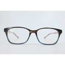 Vera Bradley Grace Superbloom Eyeglasses Frames Smoke Teal Blue Floral 53-15-135