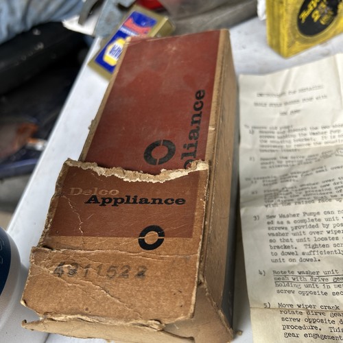 NOS 4911522 Delco Washer Pump Chevy Oldsmobile Buick Pontiac 1960’s- 1970’s - Bild 3 von 18