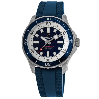 New Breitling Superocean Automatic 42 Blue Dial Men's Watch A17375E71C1S1