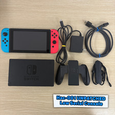 Nintendo Switch HAC-001 V1 Console Unpatched Serial Model Rank Set Selectable
