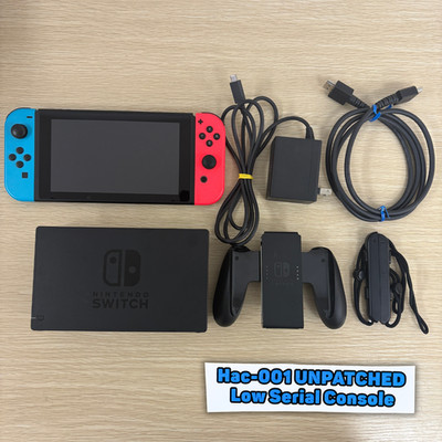 Nintendo Switch HAC-001 V1 Console Unpatched Serial Model Rank & Set Selectable