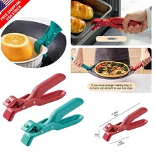 Dish Clip Retriever Pot Clamp, Hot Bowl Holder Gripper Tongs Handle