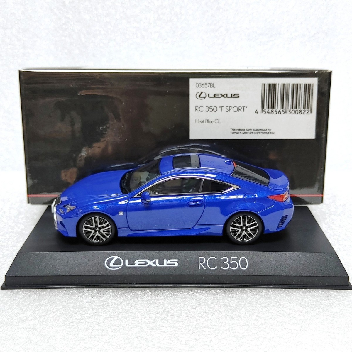 Kyosho Original 1 / 43scale Lexus Rc350 F Sport Heat Blue CL From