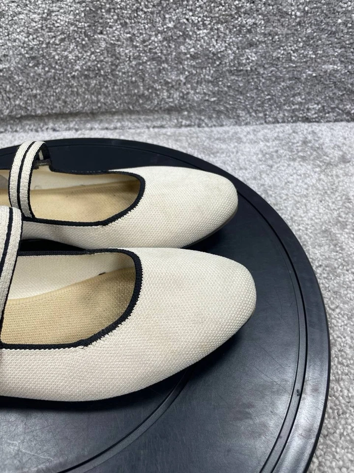 Zapatos Rothy's para mujer talla 9,5 The Square Mary Jane Gardenia tejidos sin cordones Foto 2 de 4