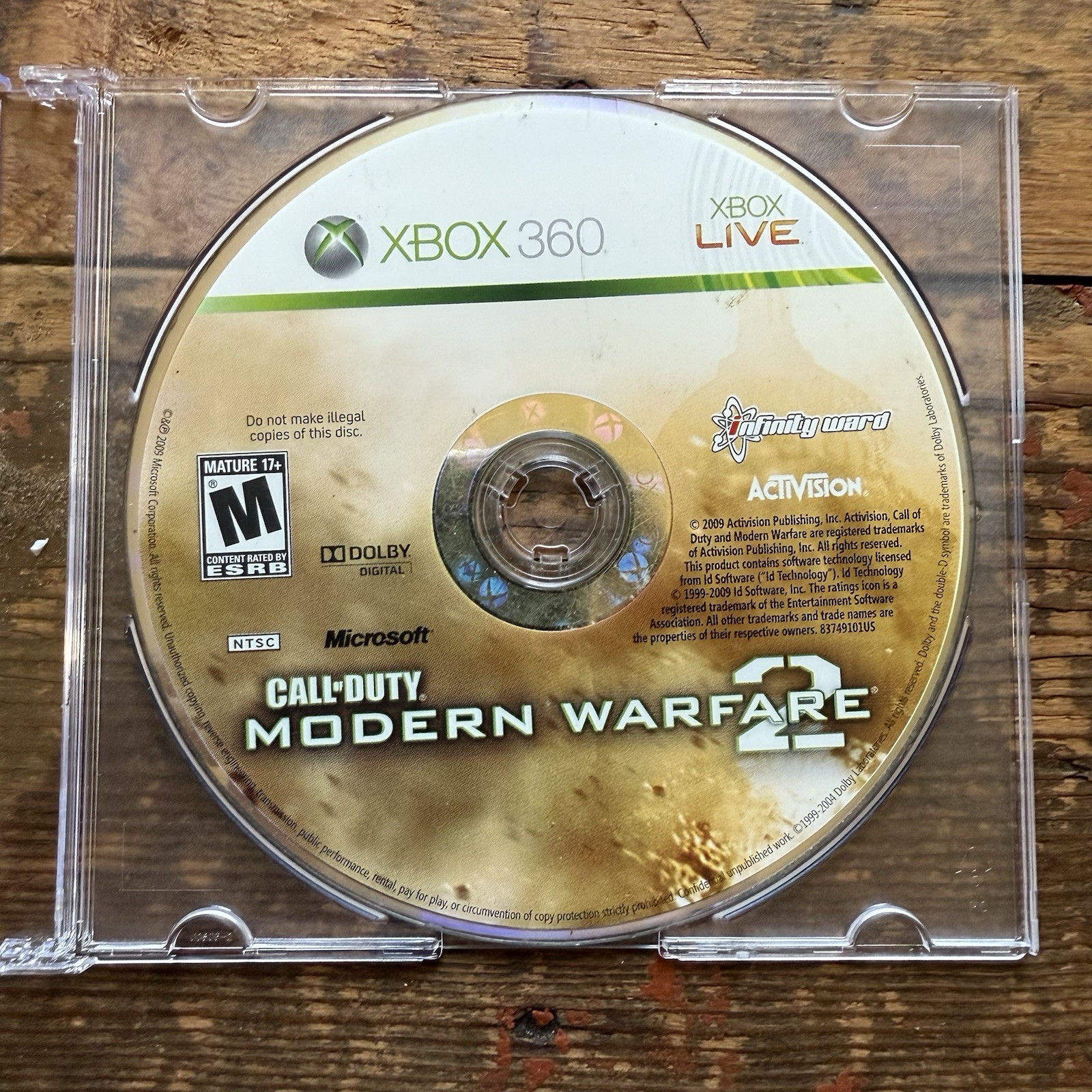 Call of Duty Modern Warfare 2 Microsoft Xbox 360 Disc Only