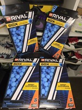 LOT OF 4 NERF RIVAL HIGH- 60 IMPACT ACCU-ROUNDS 240 ROUNDS