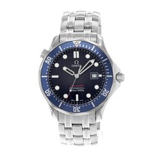 Omega Seamaster Diver 300 2221.80 Blue Dial Steel Aluminum Mens Watch 2010 3