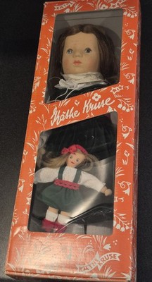 Kathe Kruse 1995 ''Noel'' Doll Velvet Dress Limited Edition 50 In Original Box COA