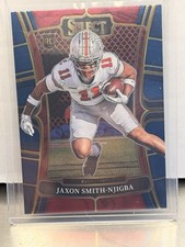 2023 Panini Select Draft Picks Sparks Jaxon Smith-Njigba Rookie Card Seahawks