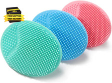 Baby Cradle Cap Brush, Baby Bath Brush, Silicone Massage Brush, Baby Comb  Scal