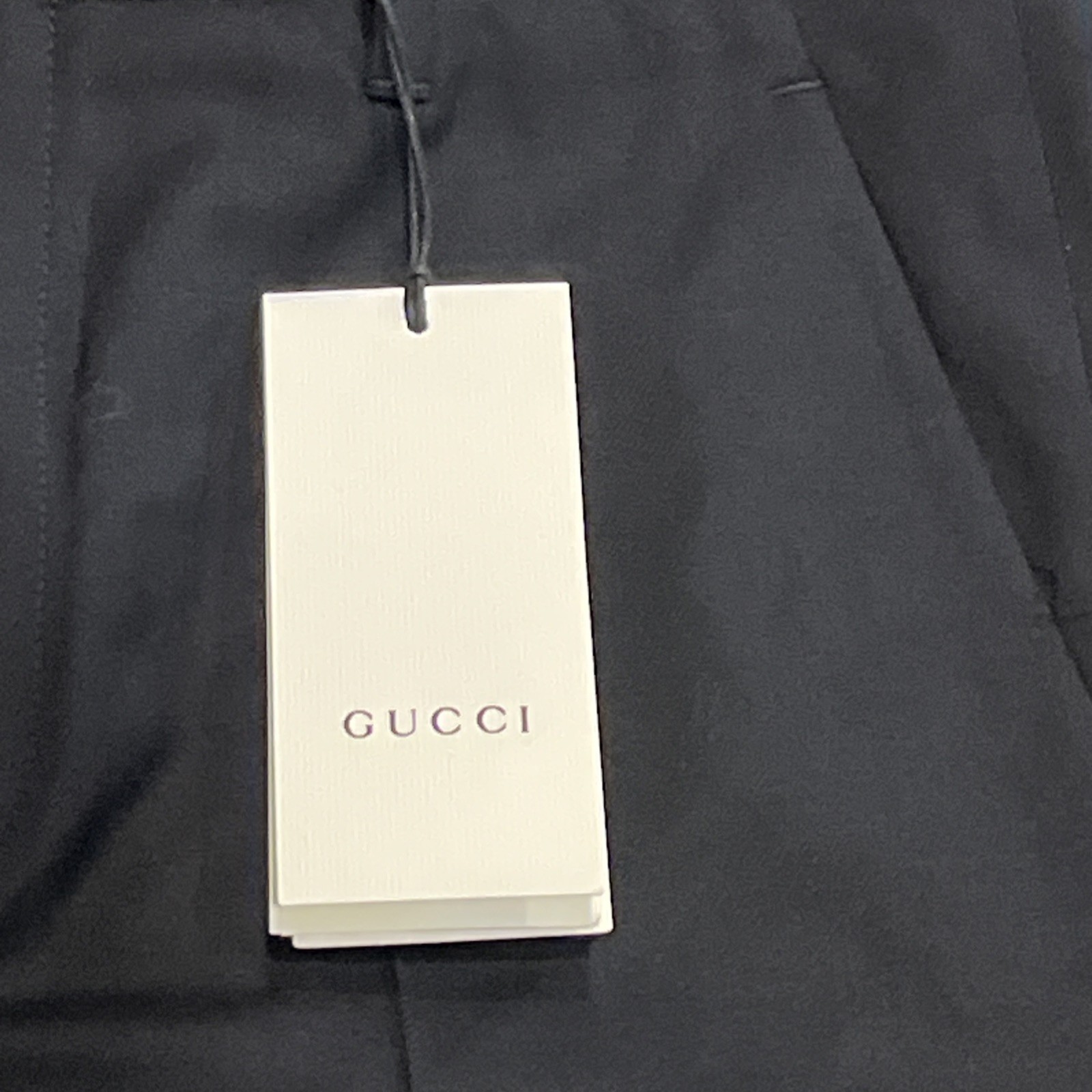 Gucci Uniform Dress Pants Mens EU 38 Size 30/32 Black Rare Issue Raw Hem NWT image 2